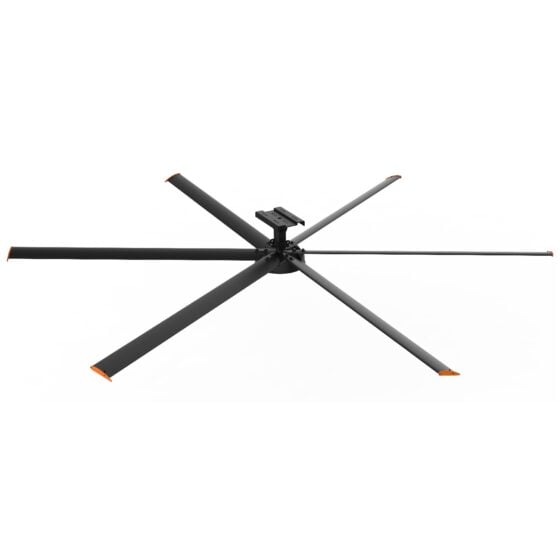 12 Foot HVLS Ceiling Fan: back view