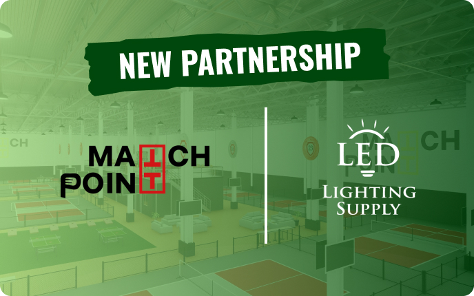 LED Lighting Supply announces strategic preferred vendor partnership with Match Point Pickleball Club