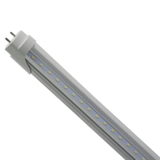 18 Watt 4 Foot T8 LED Tube: product image with clear lens