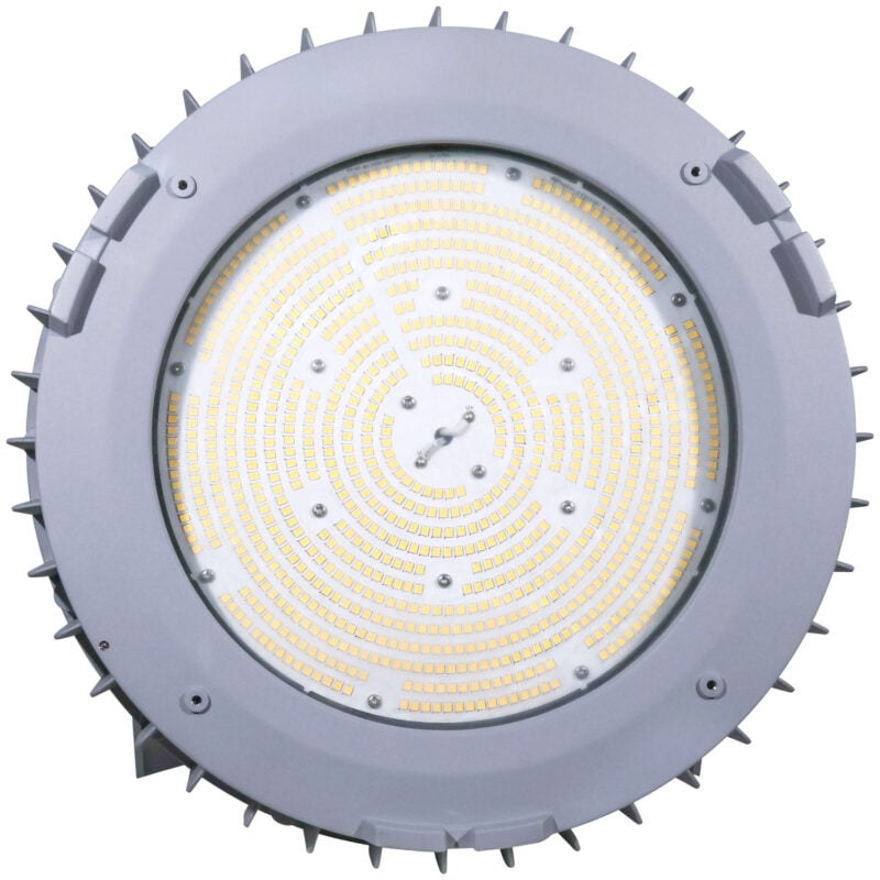 150 Watt Round Explosion Proof LED Light: lens angle view