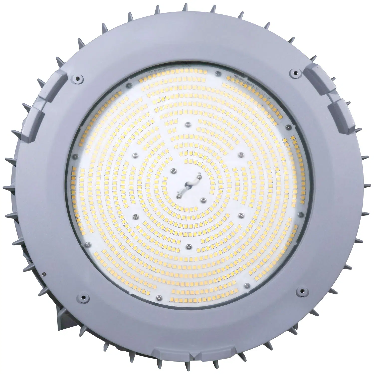 150 Watt Round Explosion Proof LED Light: lens angle view