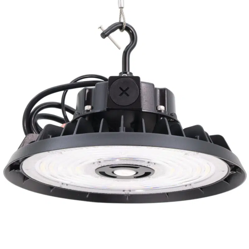 80 / 100 / 150 Watt Adjustable LED UFO High Bay: display setup