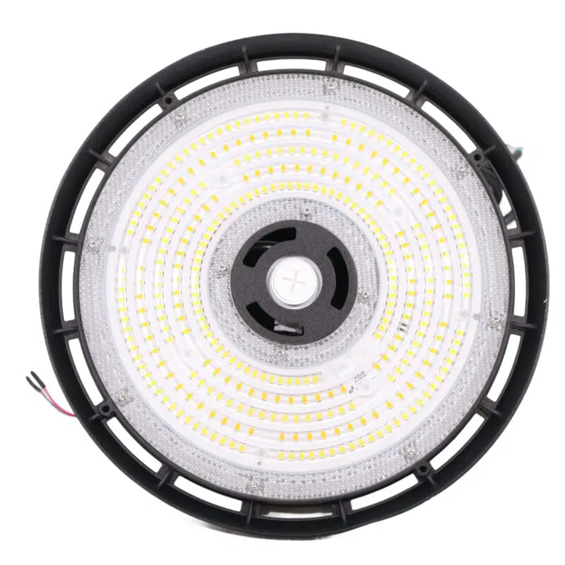 80 / 100 / 150 Watt Adjustable LED UFO High Bay: front view