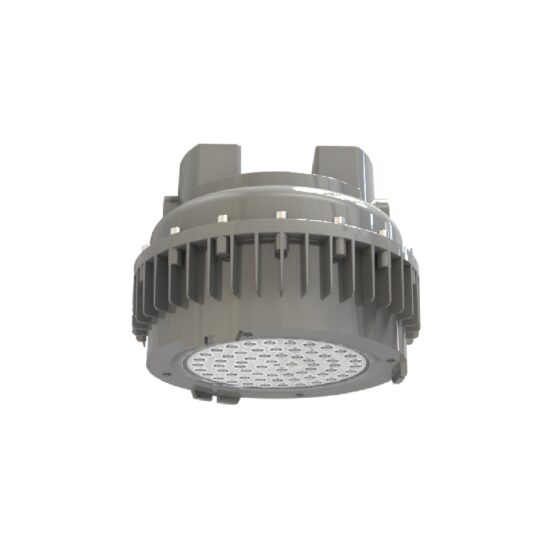80 Watt Round Explosion Proof LED Light with Junction Box: bottom view