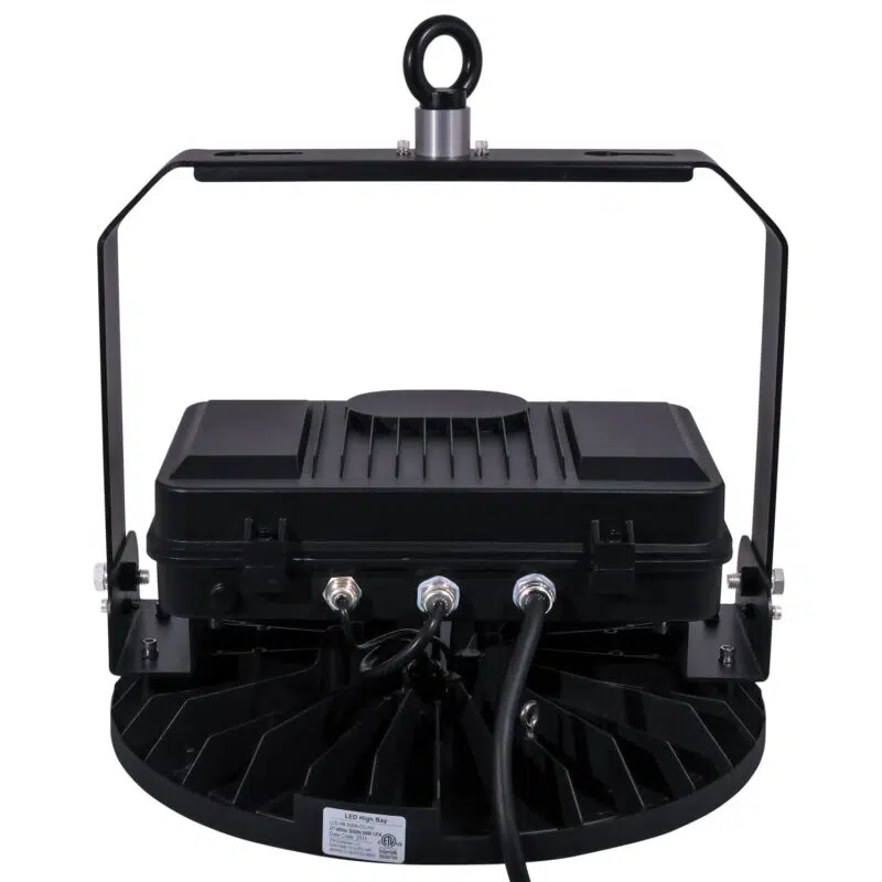 250 / 375 / 500 Watt Adjustable UFO LED High Bay: back view