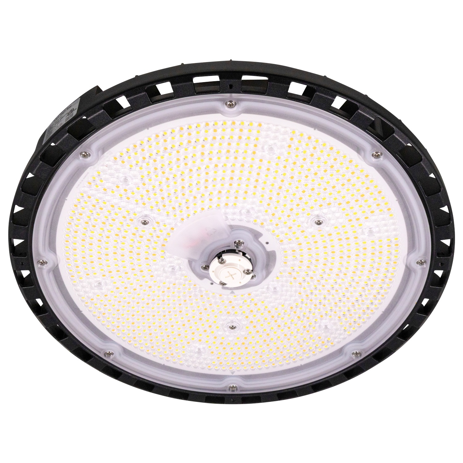 300 / 400 / 500 Watt Adjustable UFO LED High Bay: lens angle view