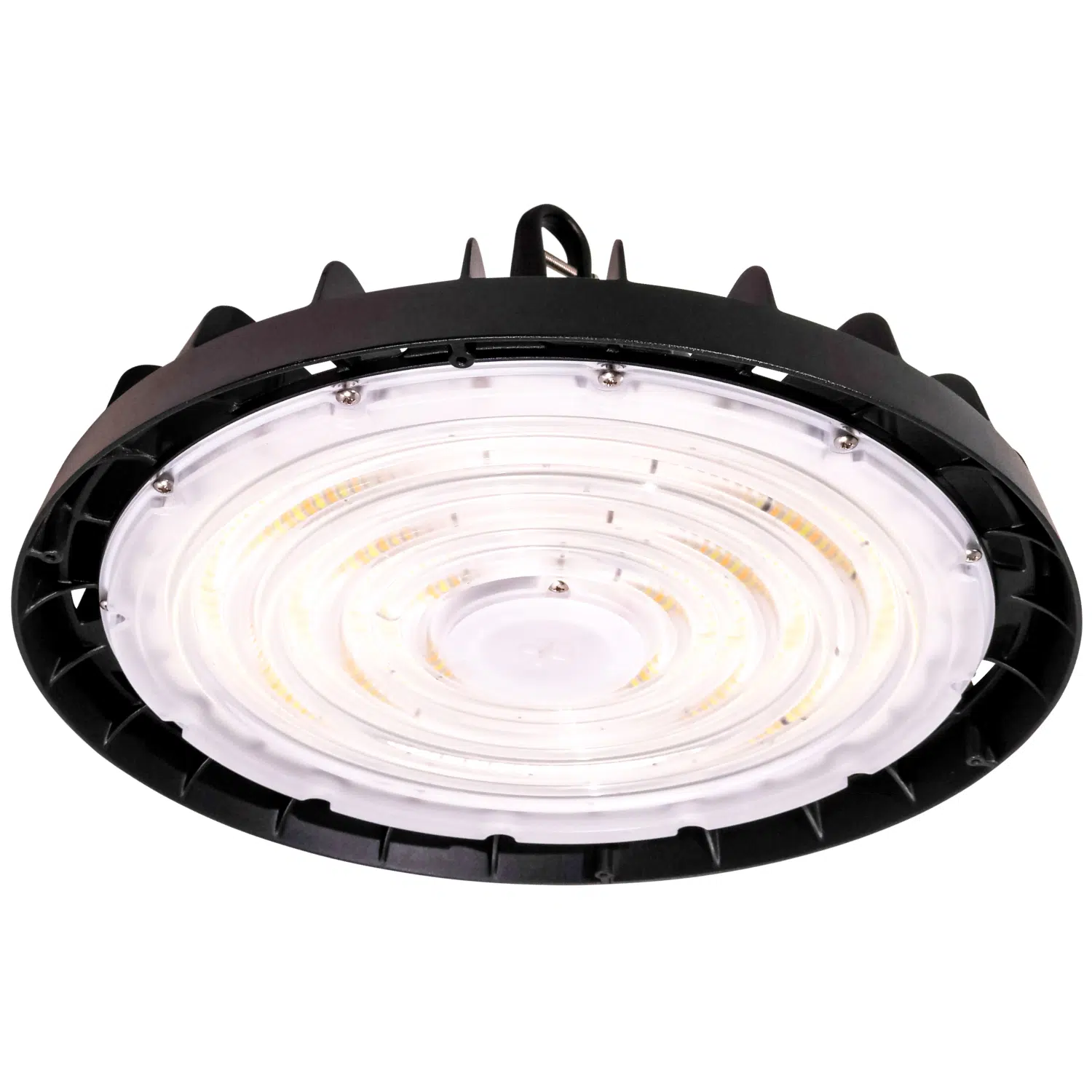 100 / 150 / 200 Watt Adjustable UFO LED High Bay: lens angle view