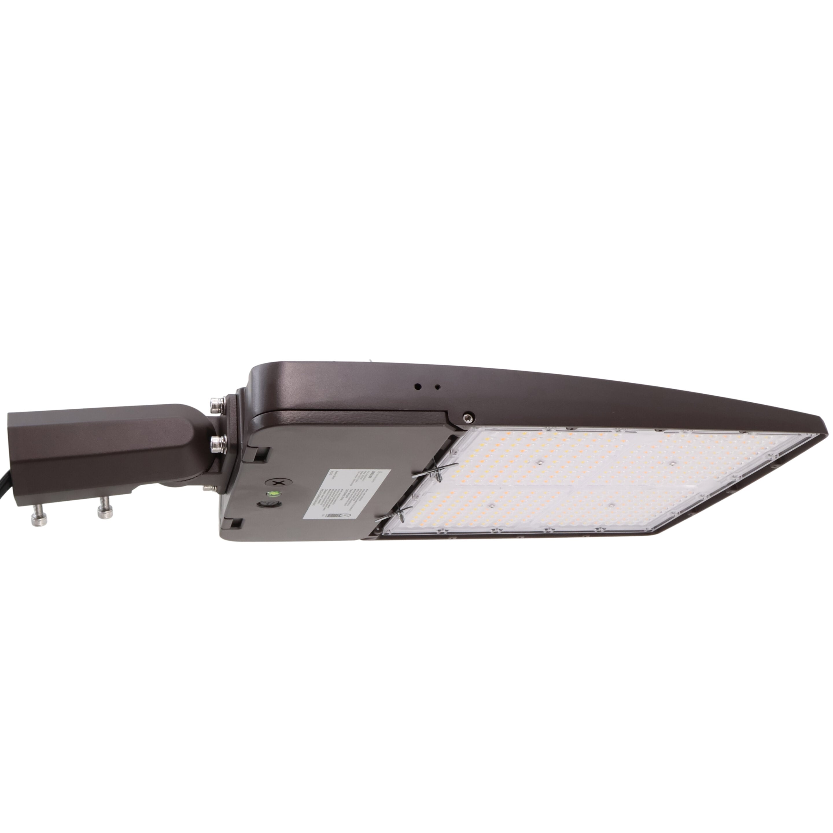 200 240 300 Watt Adjustable Led Shoebox Area Light 26,000 To 39,000 Lumens 3000k 4000k 5000k Color Adjustable 120 277v Display