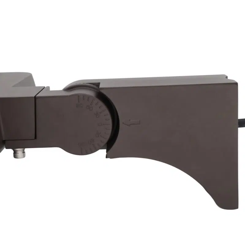 240 / 320 / 400 Watt Adjustable LED Sport Court Area Light: angled view with bronze finish