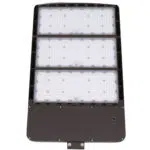 360 / 480 / 600 Watt Adjustable LED Area Light | 54000 to 90000 Lumens | 5000K | 100-277V | Bronze | Optimized Sport Court Optics