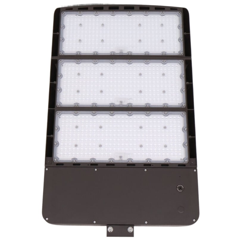 360 480 600 Watt Adjustable Led Area Light 54,000 To 90,000 Lumens 4000k 5000k 100 277v Bronze Optimized Sport Court Optics Display (2)