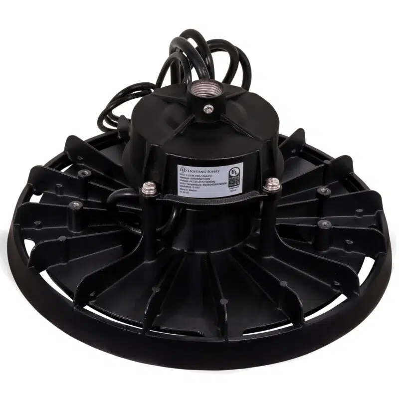 60 / 80 / 100 Watt Adjustable UFO LED High Bay: top view