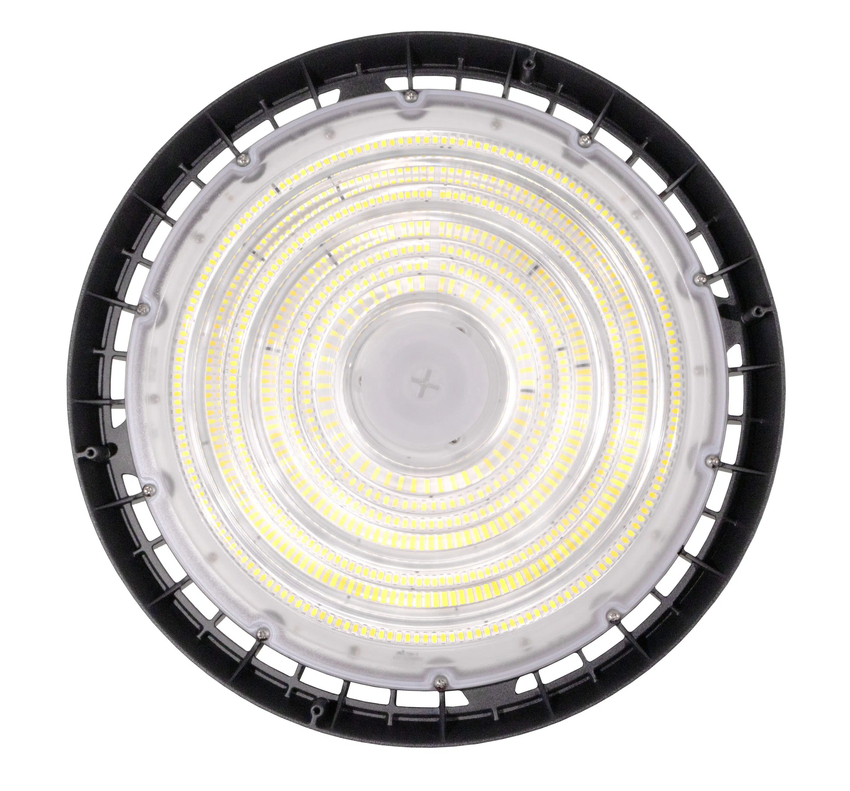 60 / 80 / 100 Watt Adjustable UFO LED High Bay: angled view