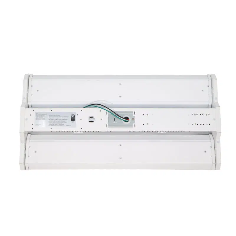 200 / 250 / 300 Watt Adjustable LED Linear High Bay Light: back view