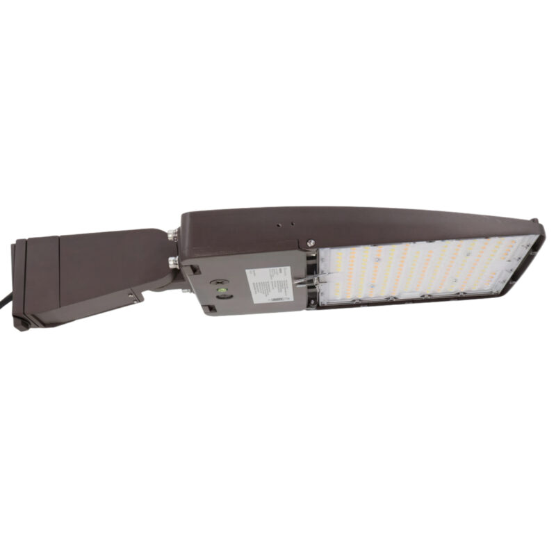 80 / 100 / 150 Watt Adjustable LED Shoebox Area Light: display mount view