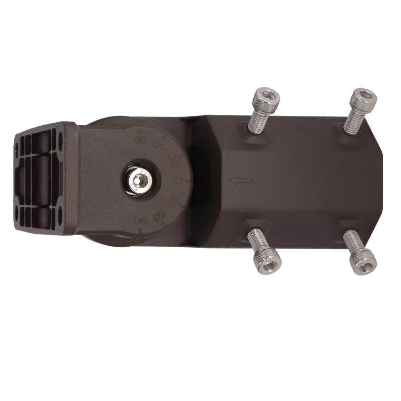 200 / 240 / 300 Watt Adjustable LED Shoebox Area Light: alternate mounting view