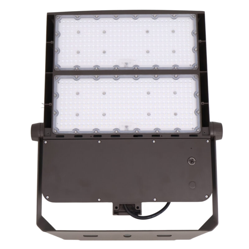 240 / 320 / 400 Watt Adjustable LED Sport Court Area Light: close-up of LED array