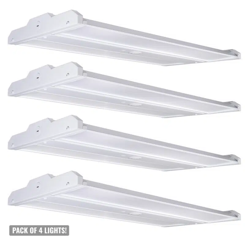 90 / 120 / 165 Watt Adjustable LED Linear High Bay Light: 4-pack product view