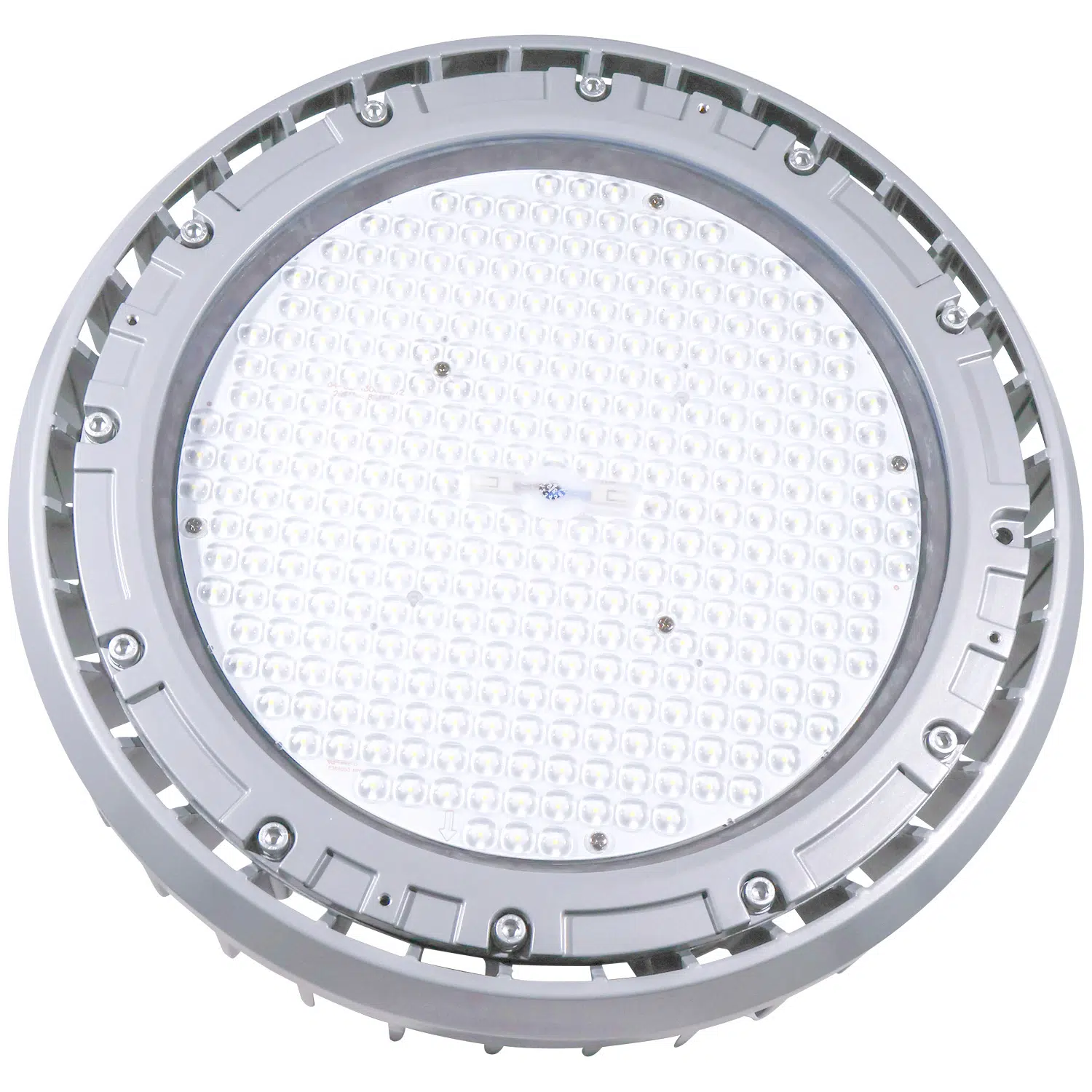 200 Watt Round Explosion Proof LED Light: lens angle view