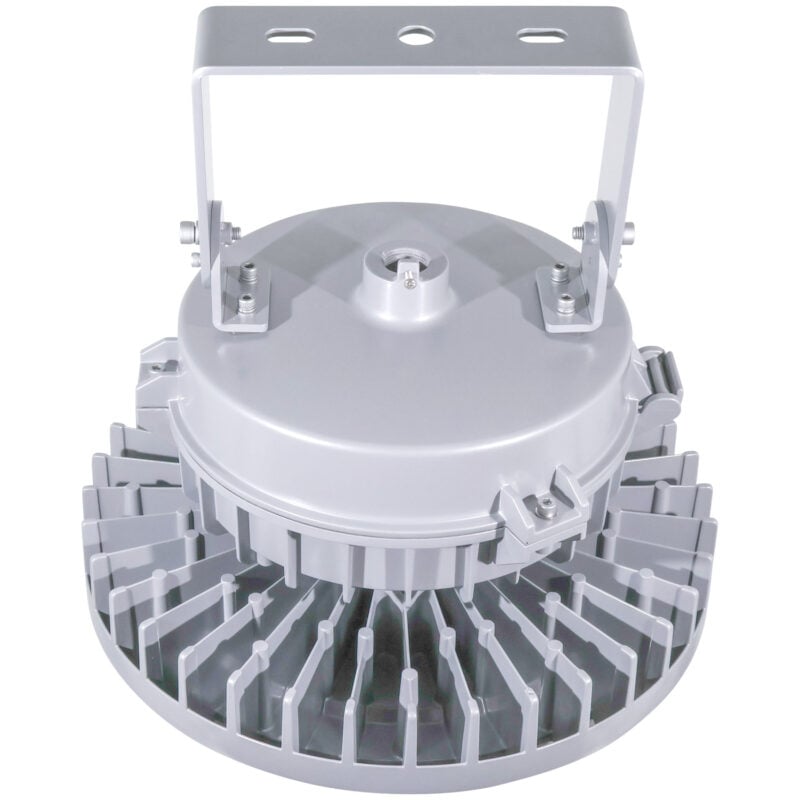 200 Watt Round Explosion Proof LED Light: top angle view