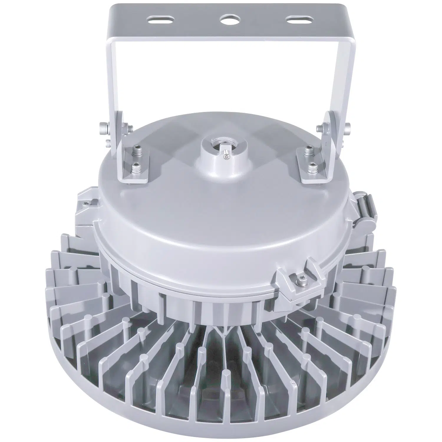 200 Watt Round Explosion Proof LED Light: top angle view