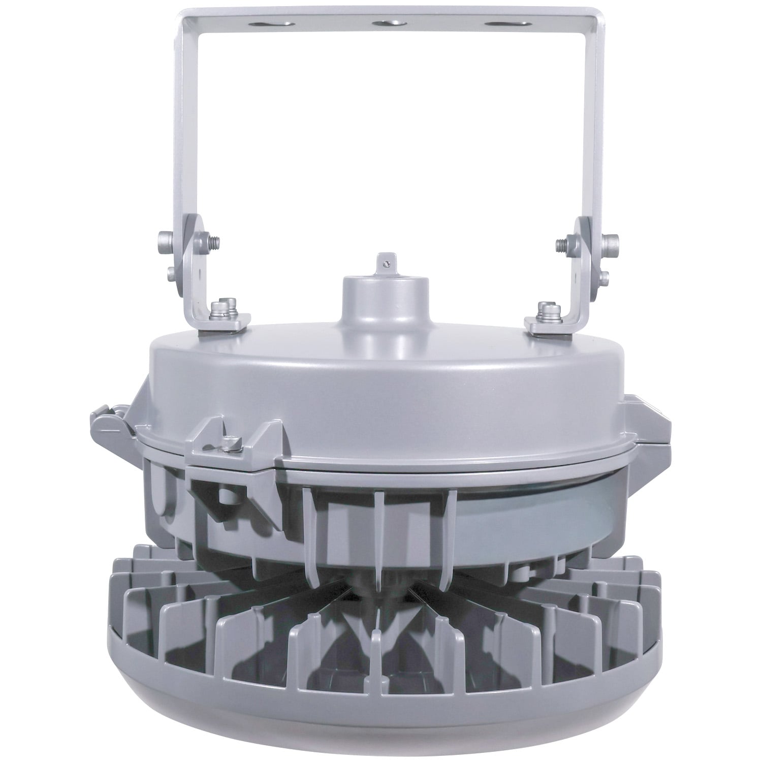 75 Watt Round Explosion Proof LED Light: side angle