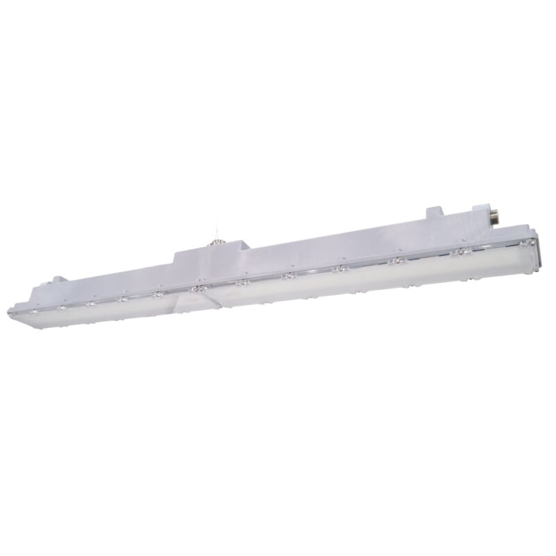 80 Watt 4 Foot Explosion Proof Linear Led Light 12800 Lumens Class 1 Div 2 5000k 100 277v Lls Explh 4 80 5 C1d2