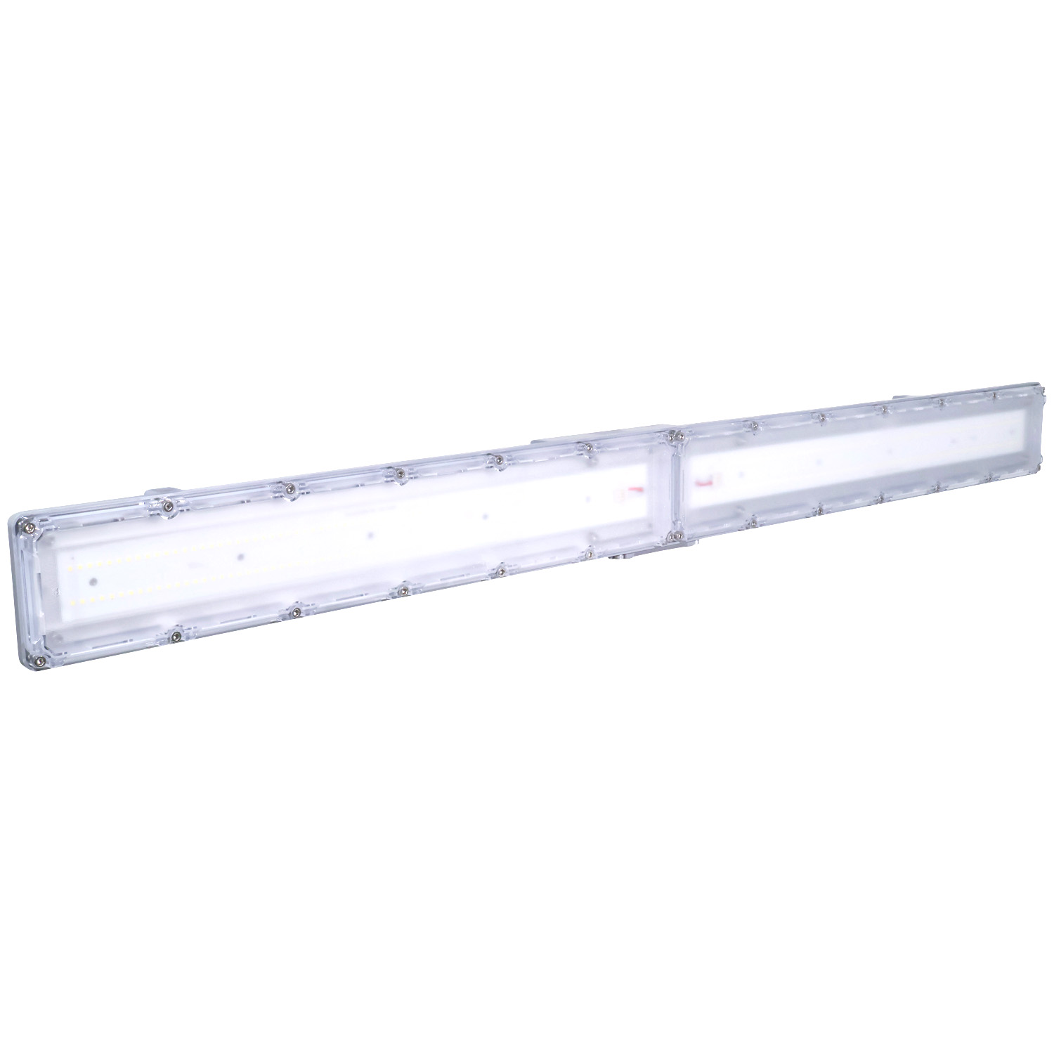 80 Watt 4 Foot Explosion Proof Linear LED Light: lens angle view