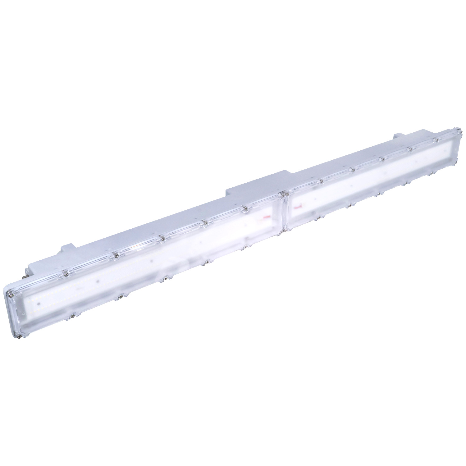 80 Watt 4 Foot Explosion Proof Linear LED Light: side angle view