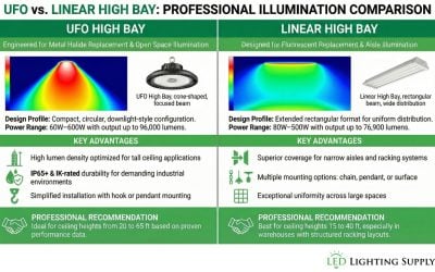UFO vs Linear High Bay Lights: How to Choose the Right Fixture for Your Facility
