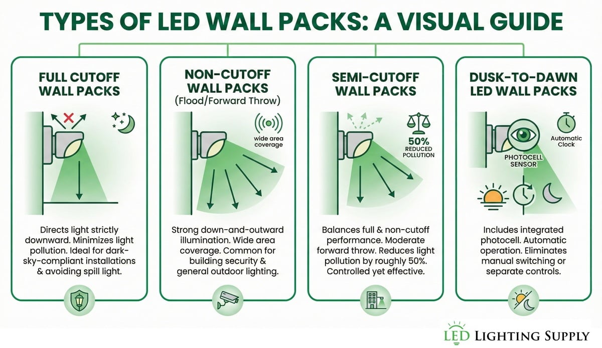 LED Wall Pack Infographics