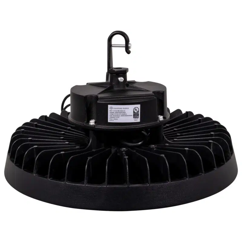 200 / 240 / 300 Watt Adjustable UFO LED High Bay: side angle view