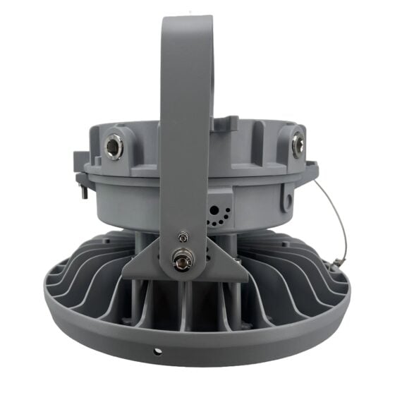 120 / 150 / 200 Watt Adjustable Round Explosion Proof LED Light: front view
