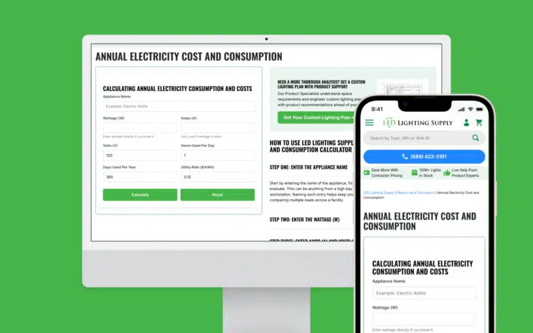 Annual Electricity Calculator