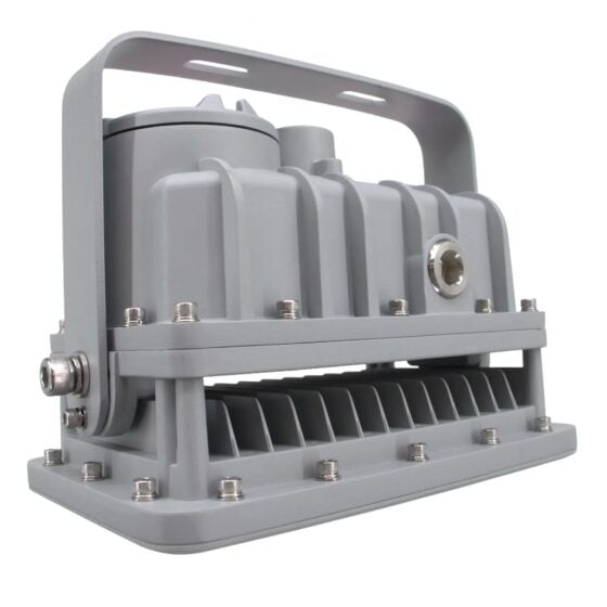 120 / 150 / 200 Watt Adjustable Square Explosion Proof LED Light: front view