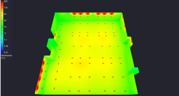 Lighting Plan or Map