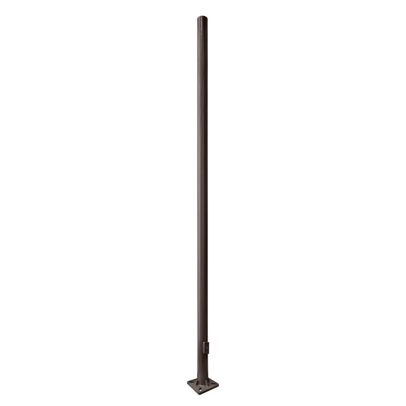 39 Foot Round Steel Pole Anchor Base Bronze