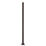 39 Foot Square Steel Light Pole | 6 Inch Wide | Anchor Base