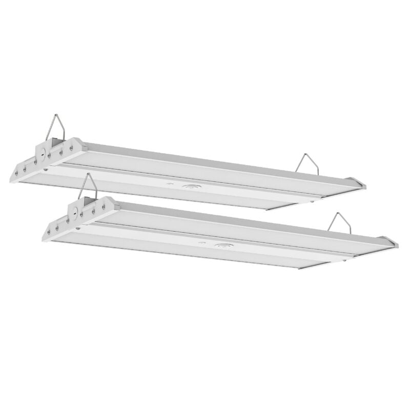 2 Pack Of Linear High Bays Wattage And Color Adjustable 300 Watt 4 Feet