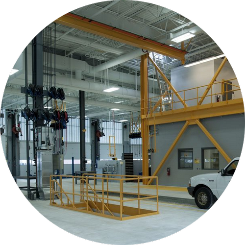 LED Fleet Maintenance Facility Lighting