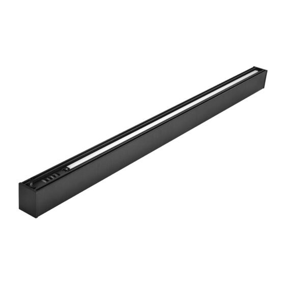 Black Architectural Linear Light 4 Foot Up Down Light Top